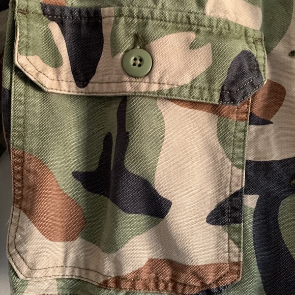 Lucky Brand camouflage Utility jacket size XS - Picture 5 of 5